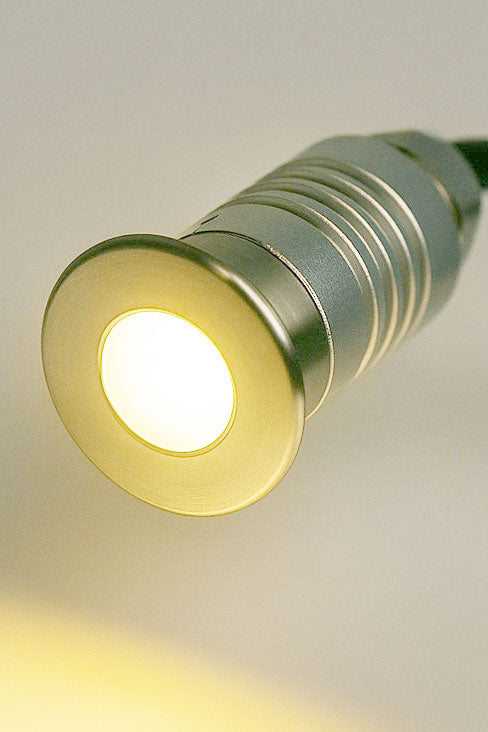 led bulb on a neutral background